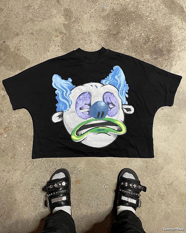 Billionaire Clown Style Black T-shirt