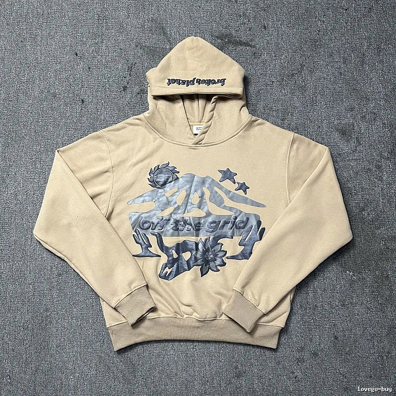 Broken Hearts Style H236 Skull Graphic Hoodie Active Casual