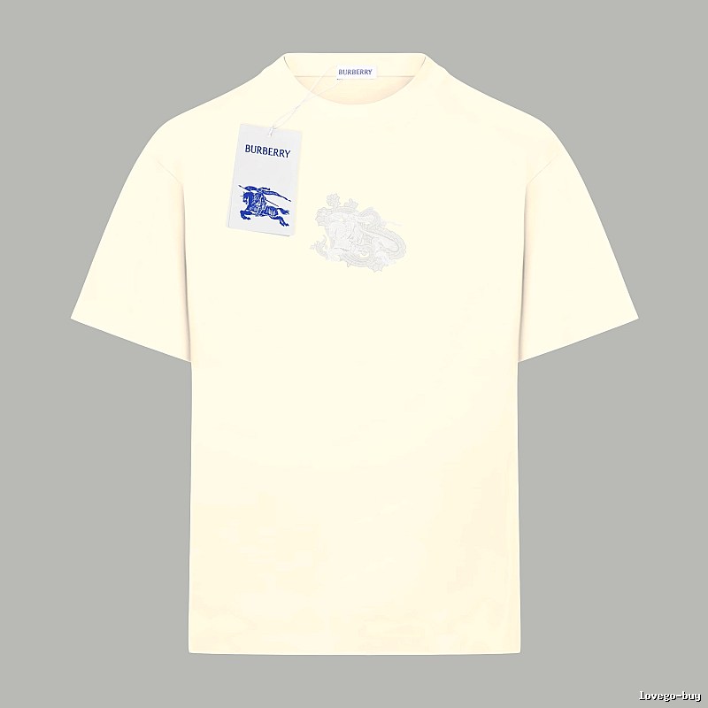Burberry Knight Logo Minimalist Style T-shirt