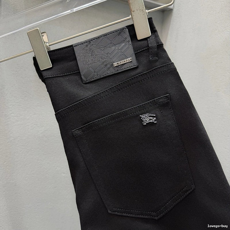 Burberry Logo Jeans - Tonal Knight Emblem And Branded Back Patch Style Edit