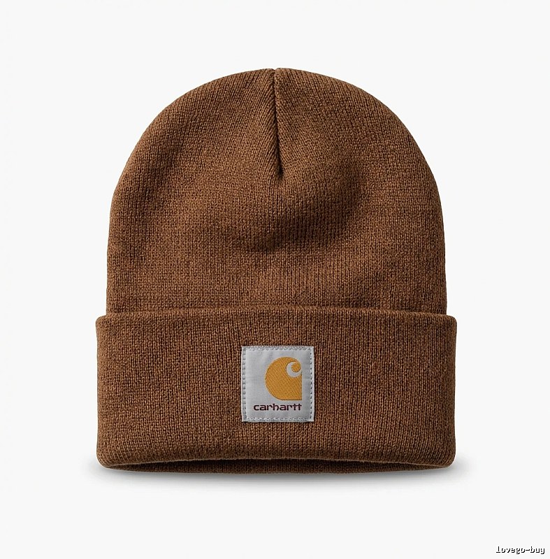 Carhartt classic brown knitted hat