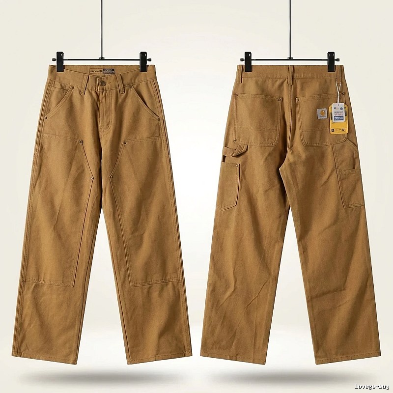 Carhartt retro-style khaki work pants