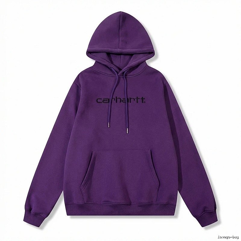 Carhartt simple-style purple sweatshirt