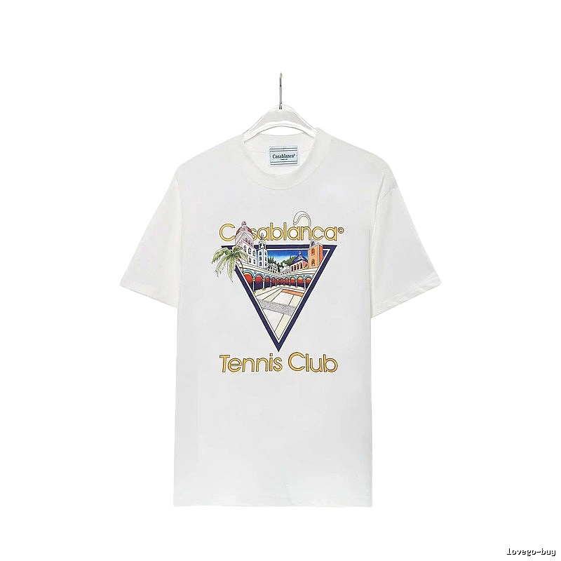 Casablanca retro style white T-shirt