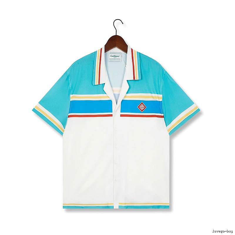Casablanca striped retro-style shirt