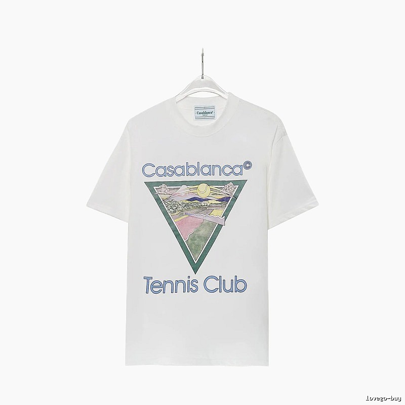 Casablanca Tennis Club Wind White T-shirt