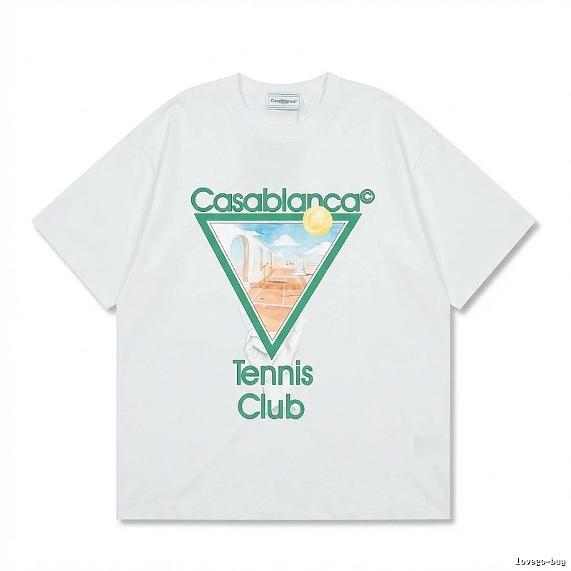 Casablanca Tennis Style White T-shirt