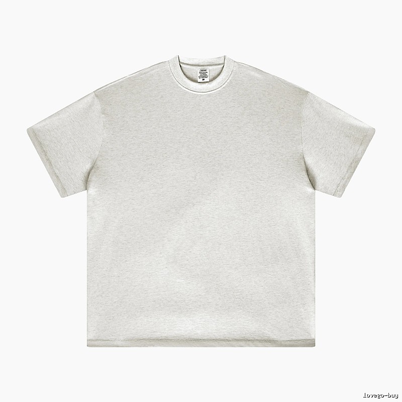 Casual Plain white T-shirt Minimal White Short for Streetwear Looks
