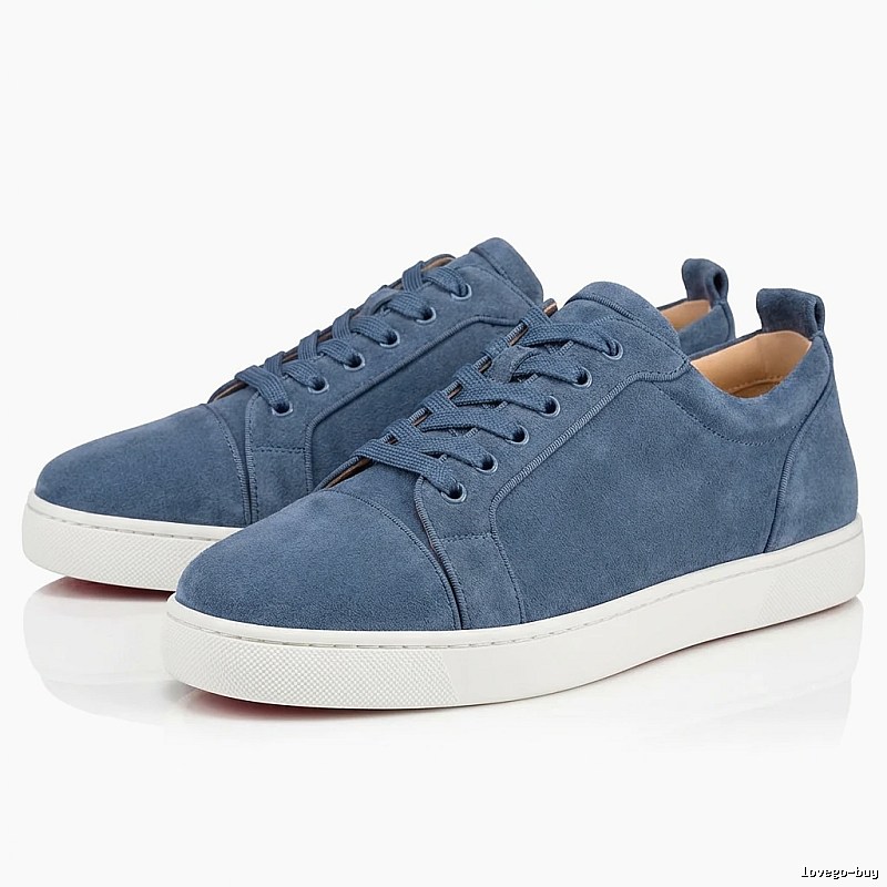 Christian Louboutin Blue and White Trendy Shoes