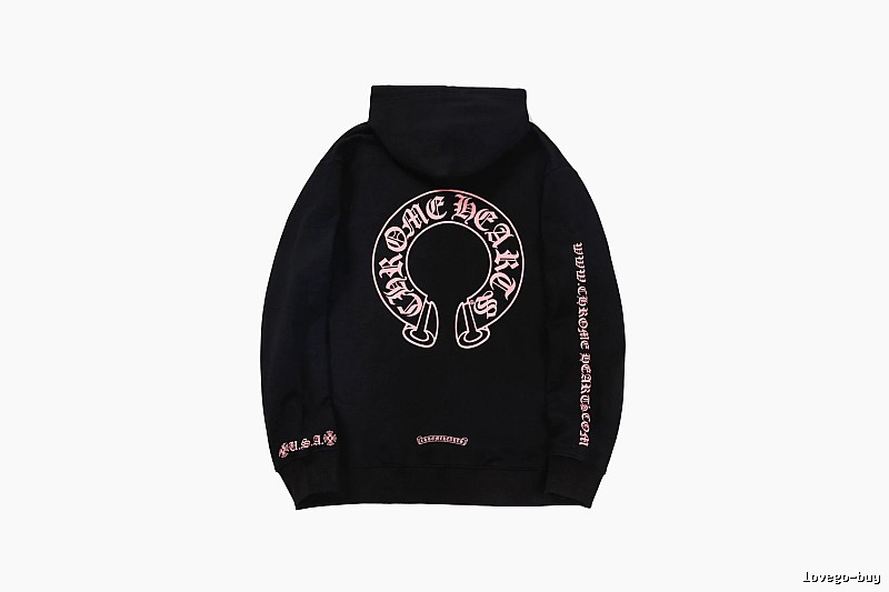 Chrome Hearts 2088-76 Black Cross Graphic Hoodie Commuter Look