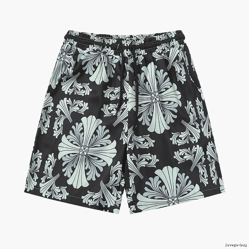 Chrome Hearts Cross Flower Trendy Brand Shorts