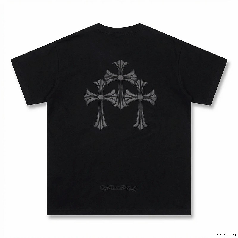 Chrome Hearts Cross Print Black T-shirt