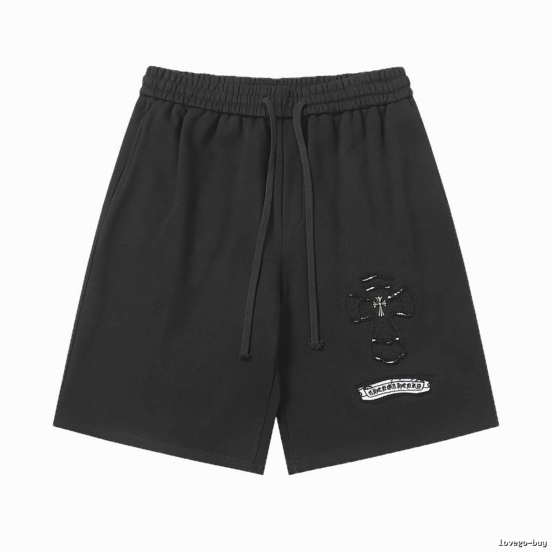 Chrome Hearts Cross Style Black Shorts