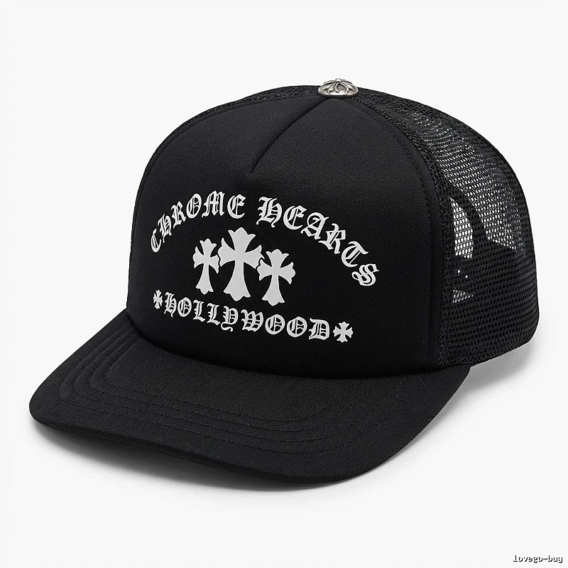 Chrome Hearts Cross Trendy brand Black Hat