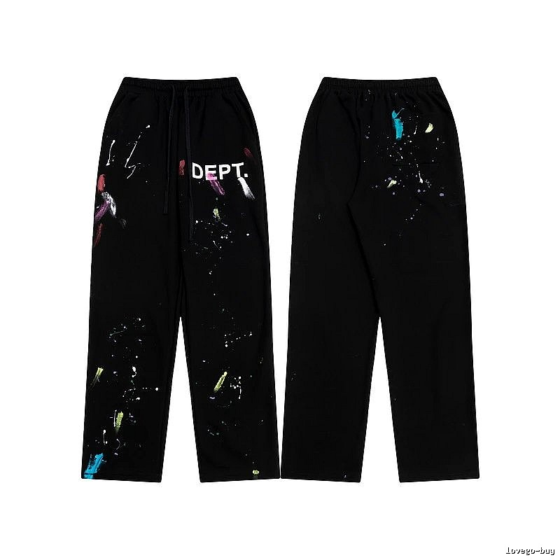 Chrome Hearts Premium Style Graphic sweatpants Black Printed Graphics for Resort Outfits