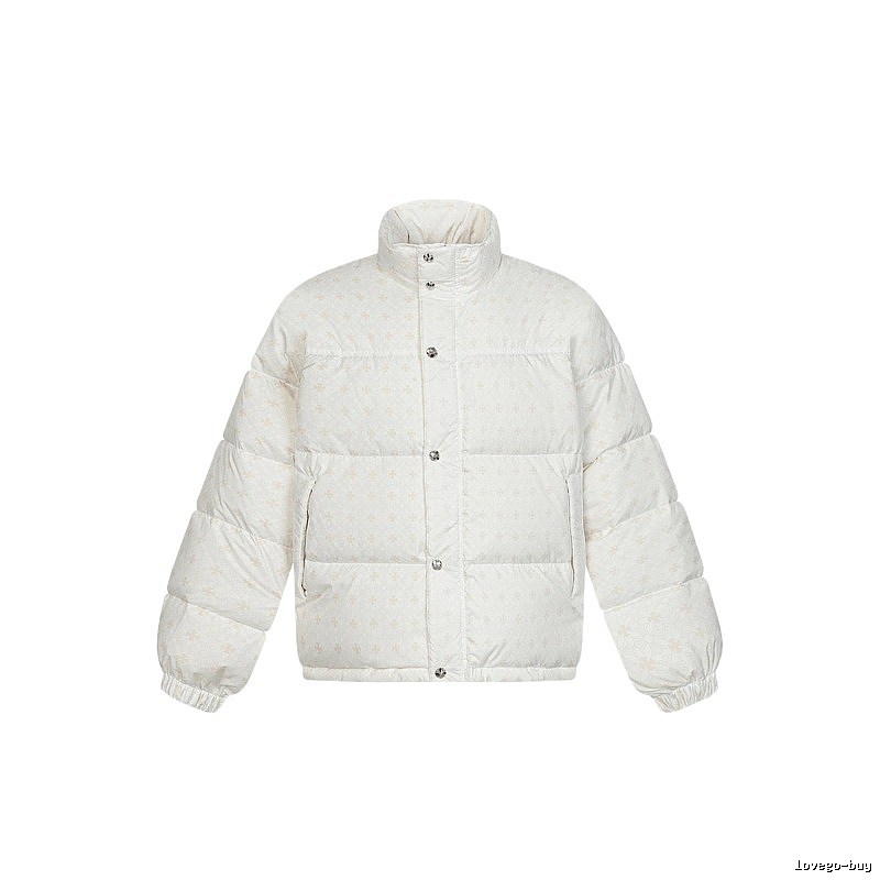 Chrome Hearts Retro Style White Cotton Coat