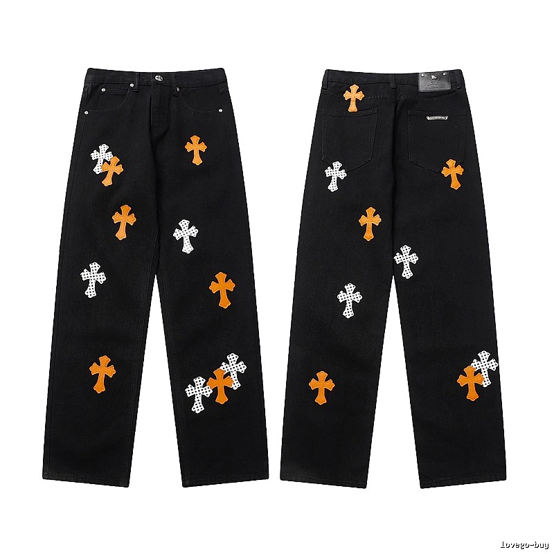 Chrome Hearts Sport Graphic jeans Light Denim Jeans for Collection Drops