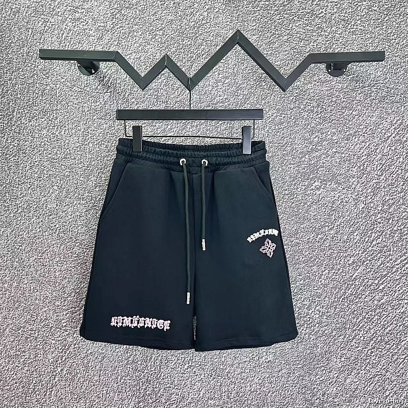 Chrome Hearts Trendy Style Black Shorts