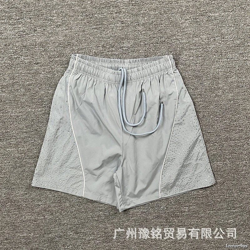 Corteiz Breathable Street Style Grey Sports Shorts