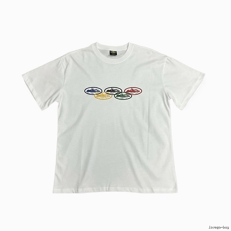Corteiz Colorful Pattern Casual White T-shirt