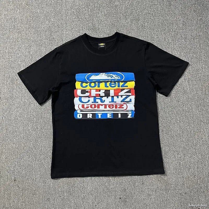 Corteiz Compact Logo T-shirt Black Corteiz for Smart Casual Looks