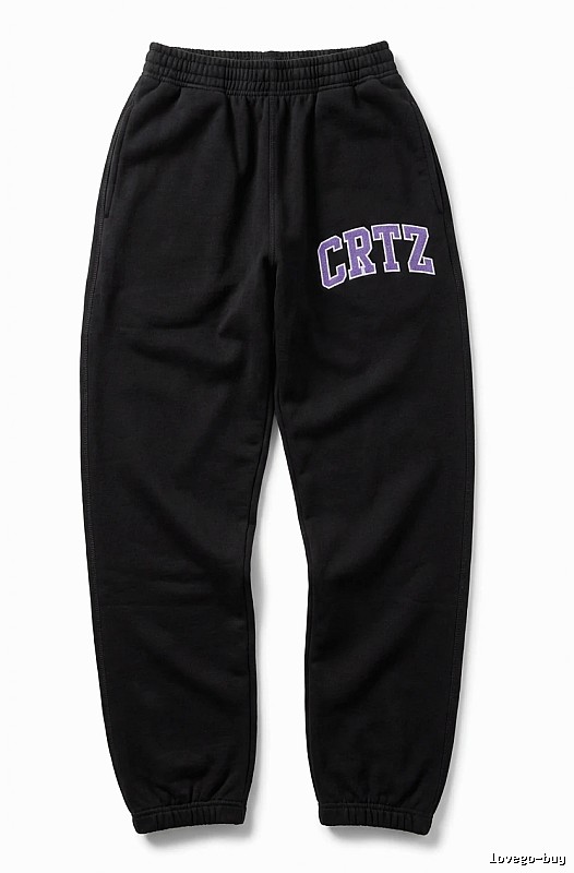 Corteiz CRTZ casual style black pants