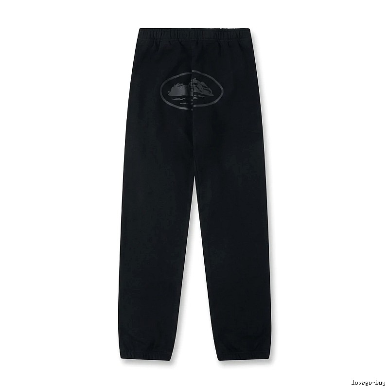 Corteiz Printed Casual Black Pants