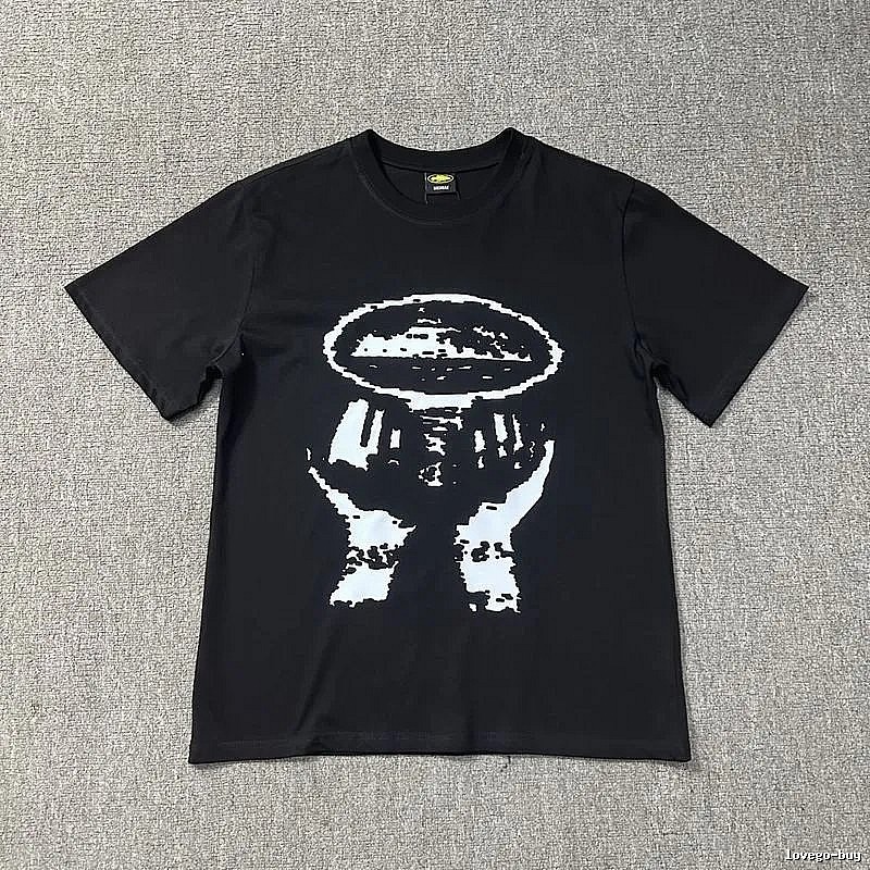 Corteiz Resort Logo T-shirt Black Corteiz for Travel Looks