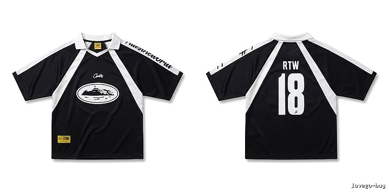Corteiz RTW Series Sporty Black Short-sleeve Shirt