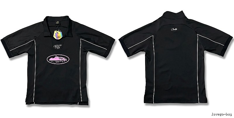 Corteiz sporty black short sleeves