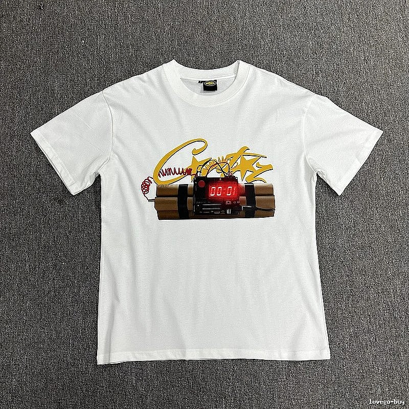 Corteiz Streetwear Logo T-shirt Black Corteiz with Practical Shape