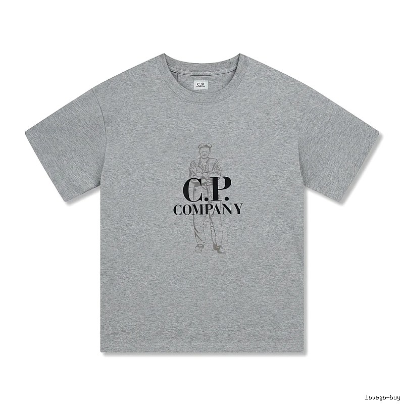 C.P. Retro Style Gray T-shirt