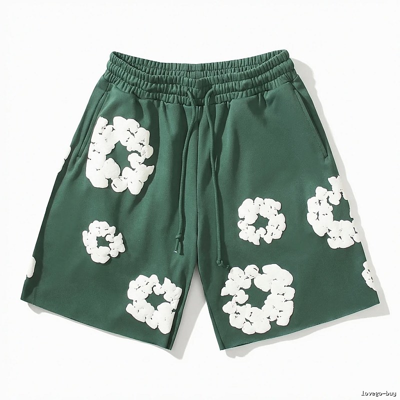DENIM TEARS Printed Casual Shorts