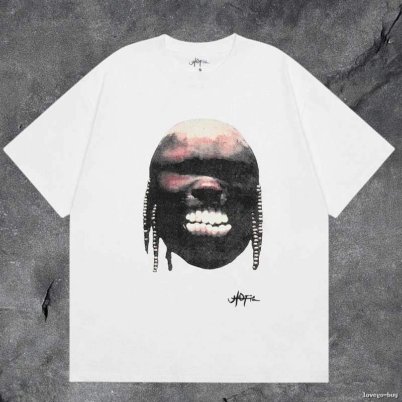 Denim Tears White Graphic T-Shirt Clean Colorway
