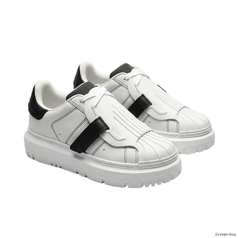Dior black and white minimalist style board shoes