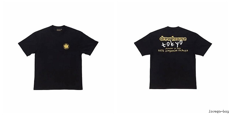 DrewHouse Tokyo Limited Street Style Black T-Shirt