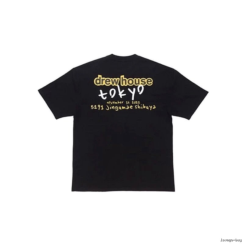 DrewHouse Tokyo Limited Street Style Black T-Shirt