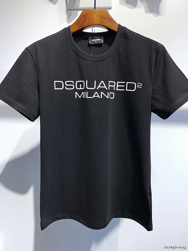 DSQUARED2 Milan Minimalist Style Black T-Shirt