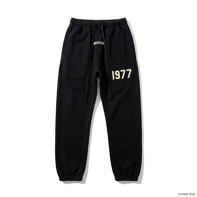 ESSENTIALS 1977 Casual Black Sweatpants