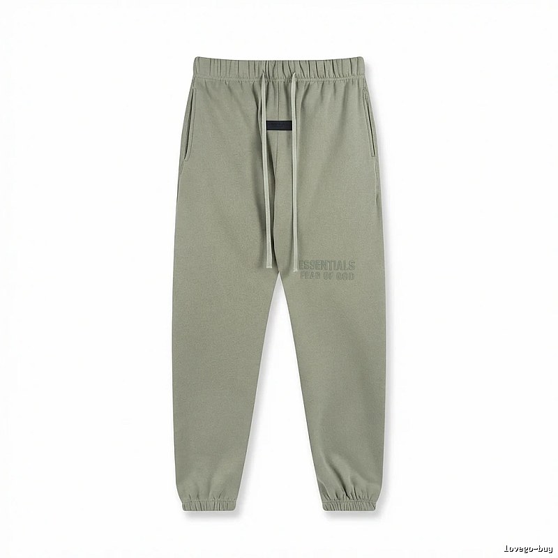 ESSENTIALS Basic Casual Khaki Pants