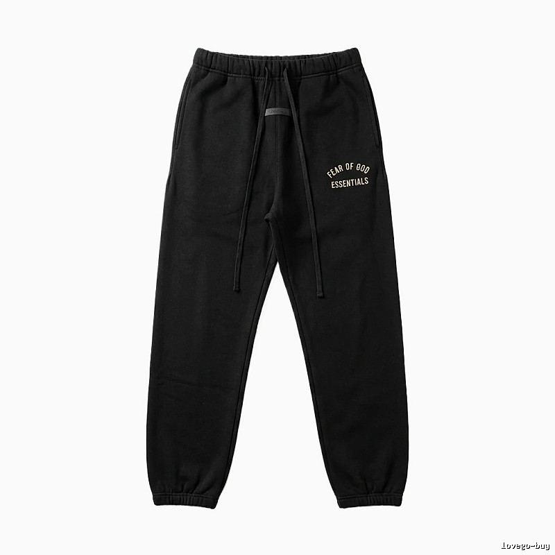 ESSENTIALS Black Casual Sweatpants