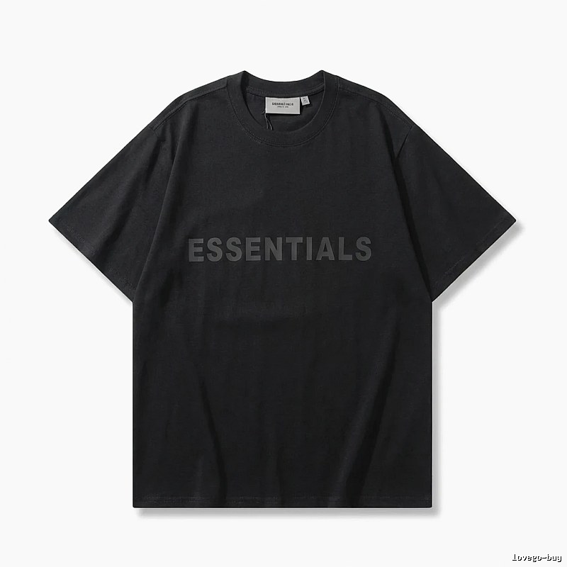 ESSENTIALS minimalist style black T-shirt