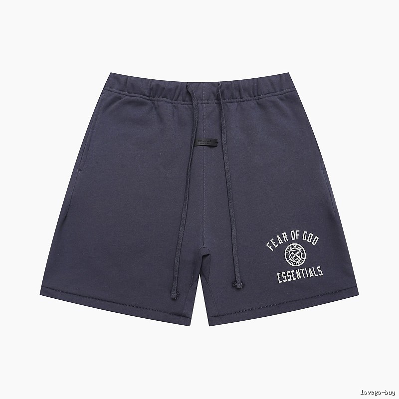 ESSENTIALS minimalist style dark blue shorts