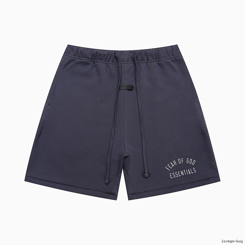 ESSENTIALS minimalist style dark gray shorts