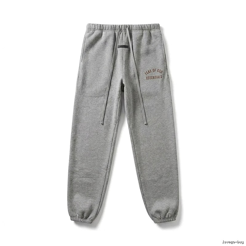 ESSENTIALS minimalist style grey sweatpants