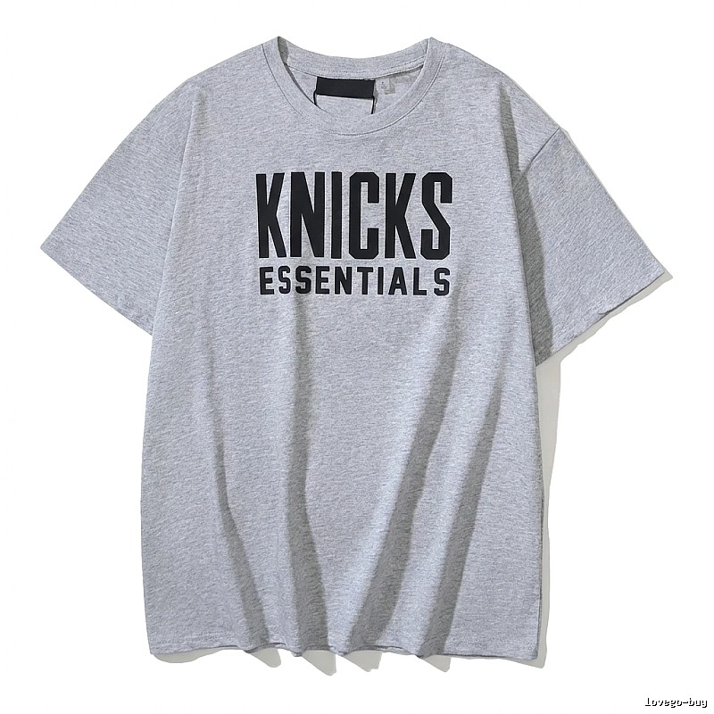 ESSENTIALS minimalist style grey T-shirt