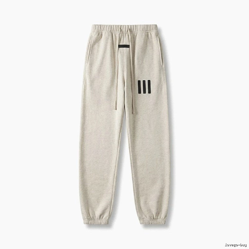 ESSENTIALS minimalist style light gray sweatpants