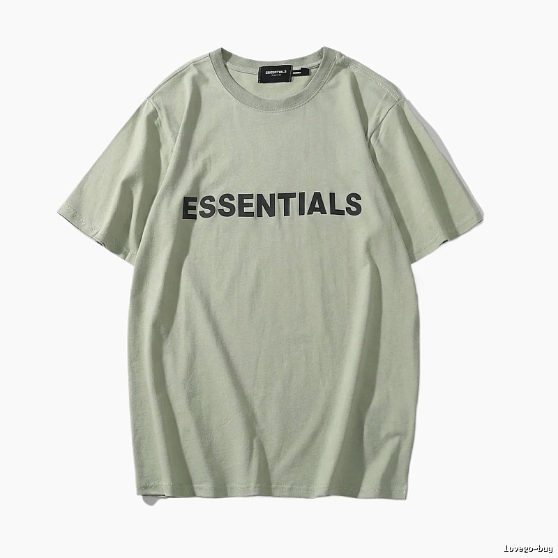 ESSENTIALS minimalist style light green T-shirt
