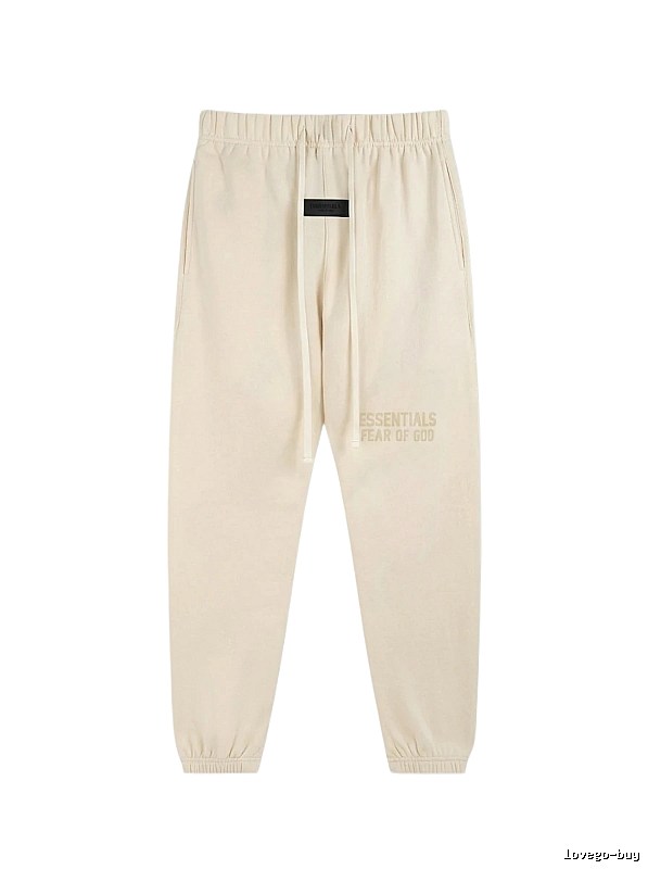 ESSENTIALS minimalist style off-white sweatpants