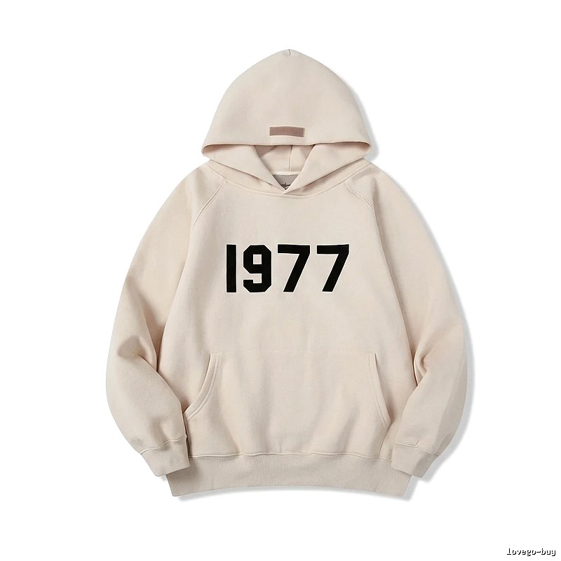 ESSENTIALS minimalist style off-white sweatshirt